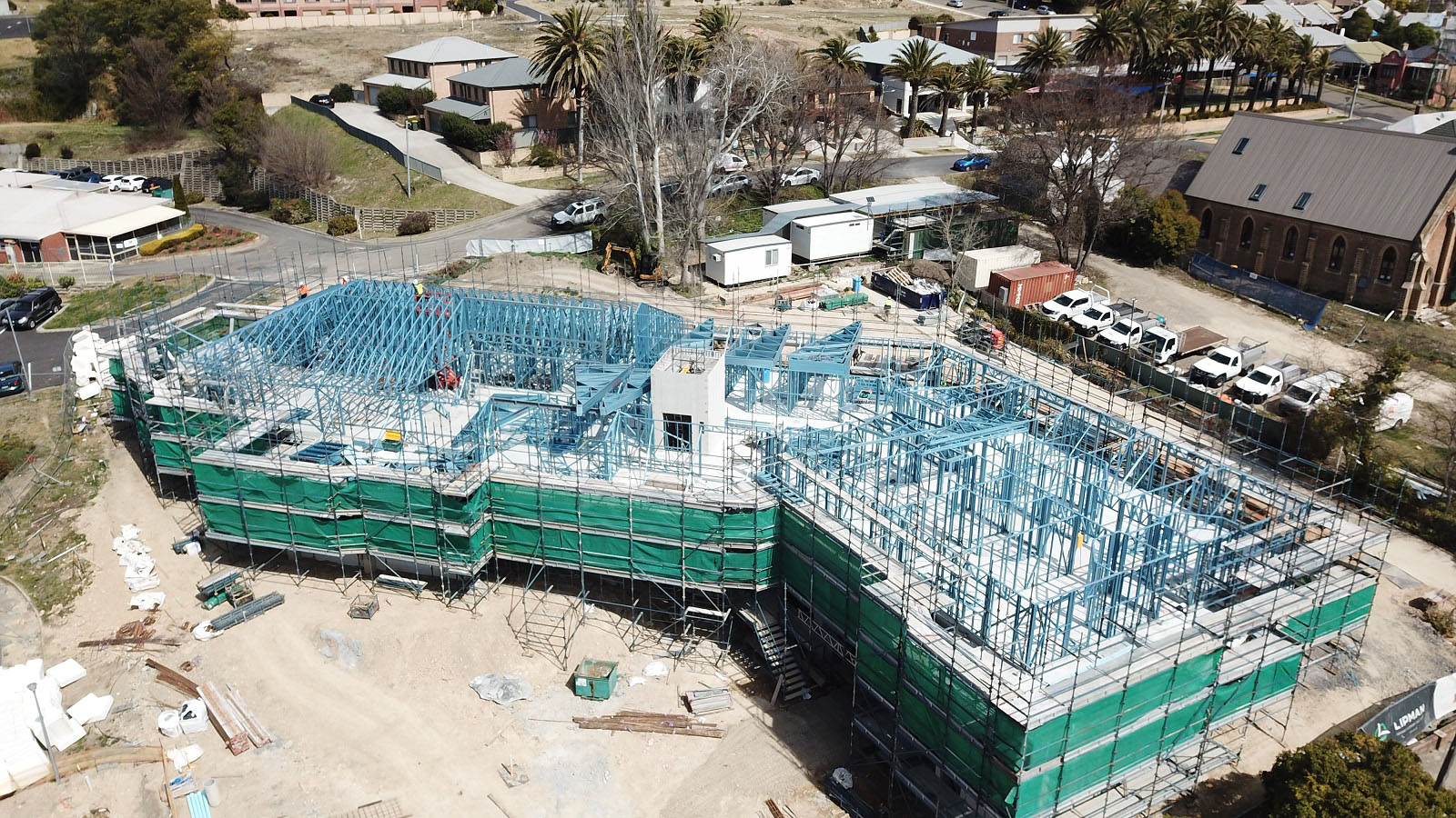 Lithgow Aged Care - drone shot